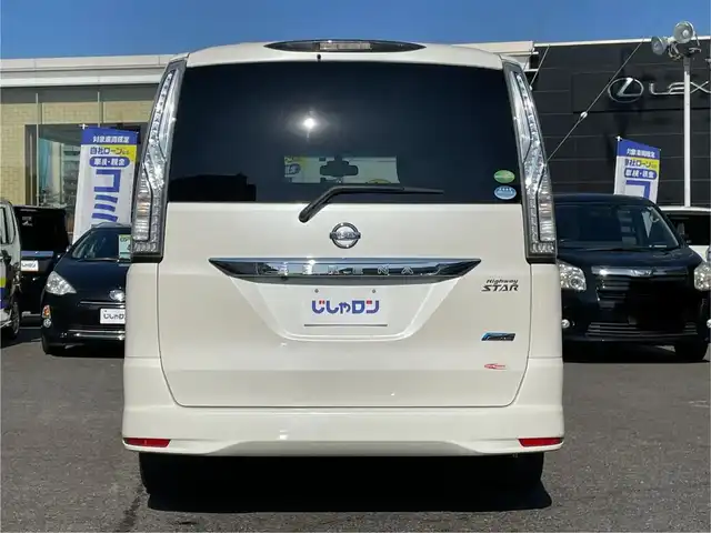 日産 セレナ ハイウェイスター Sハイブリッド 滋賀県 2014(平26)年 9.3万km ブリリアントホワイトパール (株)IDOMが運営する【じしゃロン草津店】の自社ローン専用車両になりますこちらは現金またはオートローンご利用時の価格です。自社ローンご希望の方は別途その旨お申付け下さい