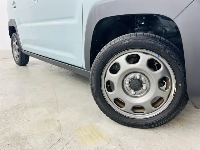 スズキ ハスラー HYBRID G 福島県 2022(令4)年 1.3万km オフブルーM CDチューナー/【AM/FM/Bluetooth/AUX】/デュアルセンサーブレーキサポートブレーキ/車線逸脱警報装置/コーナーセンサー/運転席＋助手席シートヒーター/純正フロアマット/ドアバイザー/ハロゲンヘッドライト/・オートライト/ABS/横滑り防止装置/アイドリングストップ/盗難防止装置/電動格納ミラー/プッシュスタート/・スマートキー