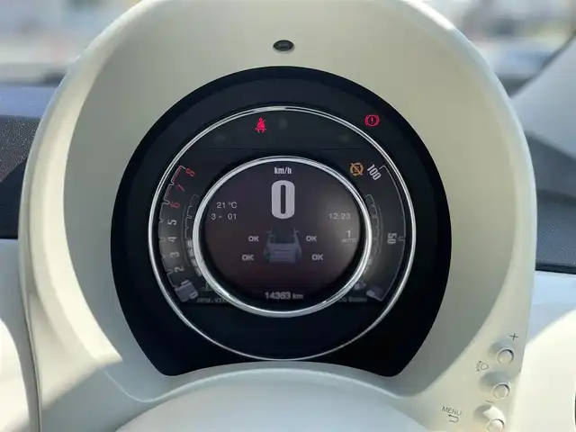 フィアット ５００Ｃ ツインエア ラウンジ 神奈川県 2020(令2)年 1.5万km パール