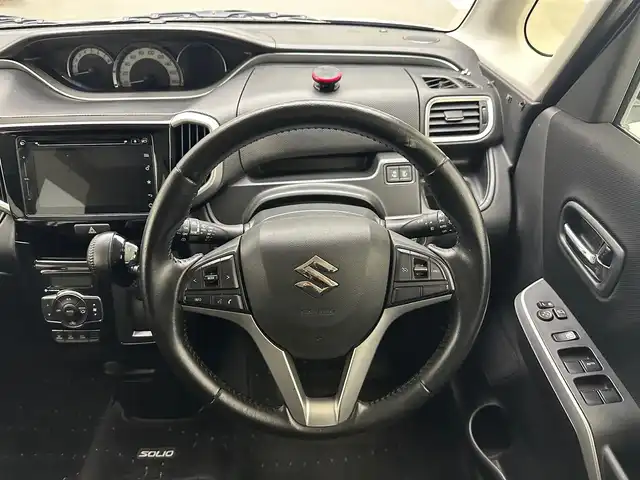 スズキ ソリオ バンディット HV MV Dカメラ ブレーキS 兵庫県 2016(平28)年 6.4万km プレミアムシルバーメタリック 純正ナビ/（CD/DVD/Bluetooth/AUX）/全方位カメラ/社外ＥＴＣ/クルーズコントロール/社外前後ドライブレコーダー/両側パワースライドドア/ＬＥＤ/オートライト/フロアマット/レーンキープアシスト/衝突軽減ブレーキ/プッシュスタート