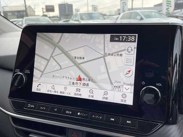 日産 ノート X 新潟県 2021(令3)年 0.8万km スーパーブラック 純正ナビ/（DTV/Bluetooth)/衝突軽減/レーンキープ/全周囲カメラ/ステアリングスイッチ/クルーズコントロール/LEDヘッドライト/電格ミラー/プッシュスタート/アイドリングストップ