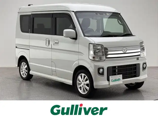マツダ スクラム ワゴン PZターボ 兵庫県 2020(令2)年 4万km ホワイトパール 社外SDナビ（CN-RE06WD）/（フルセグ/CD/DVD/Bluetooth/SD）/社外ETC/デジタルインナーミラー/片側パワースライドドア/HID/レーダーブレーキサポート/ドアバイザー/ステアリングリモコン/純正ゴムマット/シートカバー/オートライト/プッシュスタート