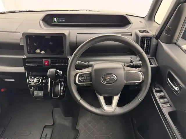 ダイハツ タント カスタム RS 兵庫県 2023(令5)年 5.3万km ブラックマイカメタリック スマートアシスト/PCS/両側パワースライドドア/ハーフレザーシート/シートヒーター/コーナーセンサー/LEDヘッドライト/LEDフォグ/アイドリングストップ/純正ラバーマット/スペアキー１個/純正１５インチAW