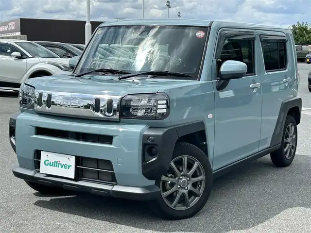 ダイハツ タフト X 奈良県 2020(令2)年 4.9万km レイクブルーメタリック バックカメラ　/Bluetooth　/ガラスルーフ　/コーナーセンサー　/衝突軽減システム　/スペアキー1本　/スマートキー　/LEDヘッドライト　/オートライト　/純正フロアマット　/盗難防止装置　/取扱説明書