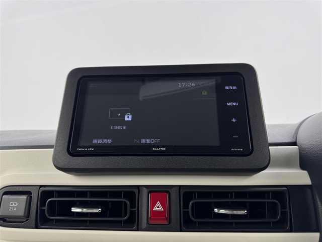 ダイハツ ムーヴ キャンバス ストライプス G 愛知県 2023(令5)年 0.6万km シャイニングホワイトパール/レイクブルーメタリック 社外ナビ/フルセグTV/Bluetooth/プッシュスタート/両側パワースライド/LEDライト/フォグランプ/USBポート/ブレーキホールド/シートヒーター/ステアリングリモコン