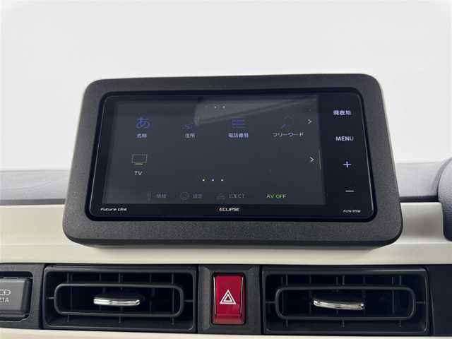 ダイハツ ムーヴ キャンバス ストライプス G 愛知県 2023(令5)年 0.6万km シャイニングホワイトパール/レイクブルーメタリック 社外ナビ/フルセグTV/Bluetooth/プッシュスタート/両側パワースライド/LEDライト/フォグランプ/USBポート/ブレーキホールド/シートヒーター/ステアリングリモコン