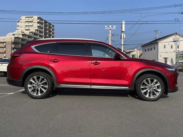 マツダ ＣＸ－８ XD Lパッケージ 静岡県 2017(平29)年 7.9万km ソウルレッドクリスタルM 純正ナビ/AM/FM/フルセグ/BT//純正19インチアルミ/BOSSプレミアムサウンド/レーダークルーズコントロール/前席電動シート/アラウンドビューモニター/本革シート/電動リアゲート/全席シートヒーター/ステアリングシート/TVキャンセラー/ビルドインETC2.0/LEDライト　/フォグライト
