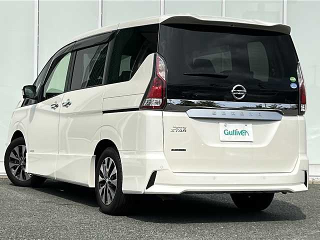 日産 セレナ ハイウェイスターVセレクションⅡ 福岡県 2019(平31)年 3.1万km ブリリアントホワイトパール プロパイロット/インテリジェントパーキングアシスト/純正9型ナビ/（BLUETOOTH/フルセグ/CD/DVD/AUX)/アラウンドビューモニター/バックカメラ/フロントカメラ/サイドカメラ/両側パワースライドドア/レーダークルーズコントロール/LEDライト/オートライト/ウォークスルー/純正16インチAW/ステアリングスイッチ/横滑り防止装置/コーナーセンサー/レーンキープアシスト/盗難防止装置/衝突軽減システム/アイドリングストップ/ドライブレコーダー/スマートキー/ETC/保証書