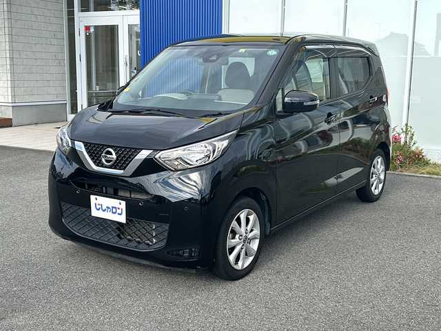 日産 デイズ X 福島県 2020(令2)年 7.8万km ブラック （株）IDOMが運営する【じしゃロンいわき店】の/自社ローン専用車両になります。/こちらは現金またはオートローンご利用時の価格です。/自社ローンご希望の方は別途その旨お申し付けください//フルセグテレビ/バックカメラ/アイドリングストップ/HID/DVD BT CD/アラウンドビューモニター