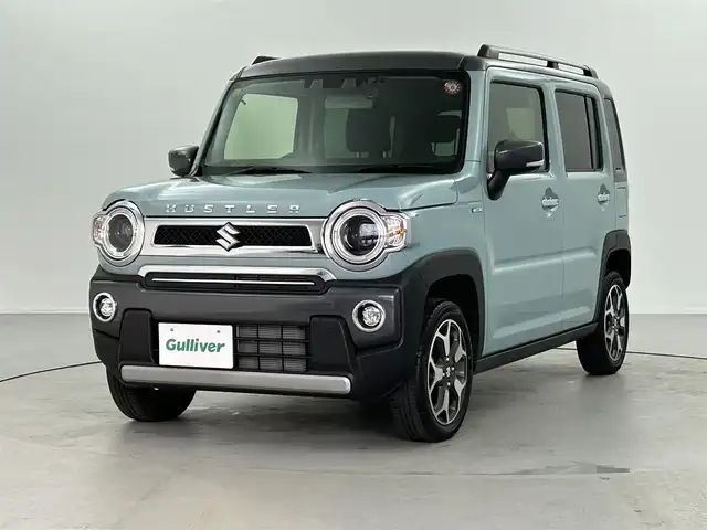 スズキ ハスラー Jスタイル Ⅱ 福井県 2023(令5)年 0.9万km オフブルーメタリック/ガンメタリック2トーンルーフ 社外ディスプレイオーディオ(FH-8500DVS)/-AM/-FM/-CD/-BT/衝突被害軽減システム/コーナーセンサー/レーンキープアシスト/バックカメラ/ビルトインETC/前後ドライブレコーダー(ZDR017)/前席シートヒーター/オートライト/スペアキー×1