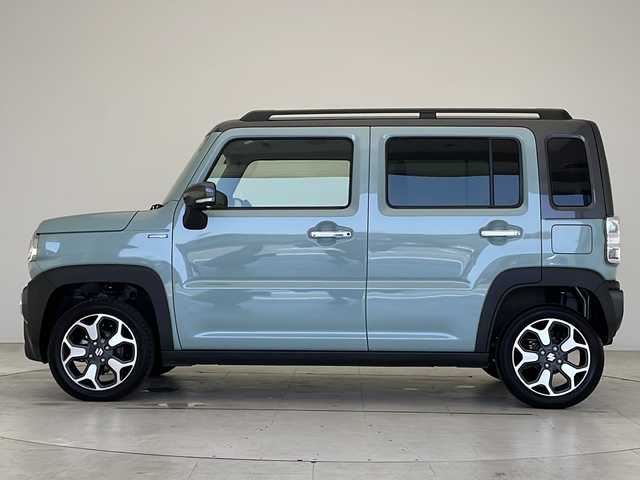 スズキ ハスラー Jスタイル Ⅱ 愛知県 2023(令5)年 0.9万km オフブルーメタリック/ガンメタリック2トーンルーフ 衝突軽減システム/ディスプレイオーディオ（ナビなし）/レーダークルーズコントロール/CD/DVD/Bluetooth/バックカメラ/コーナーセンサー/純正アルミホイール/ルーフレール/LEDヘッドライト/ドライブレコーダー/ETC/ステアリングスイッチ/スマートキー/プッシュスタート