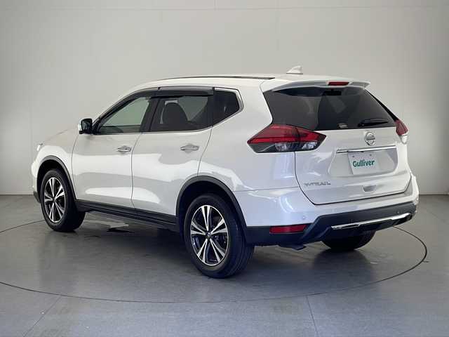 日産 エクストレイル 20X 宮崎県 2018(平30)年 6.6万km ブリリアントホワイトパール 禁煙車/パートタイム4WD/エマージェンシーブレーキ/純正ナビTV/（MM317D-W/CD/DVD/Bluetooth/フルセグTV)/純正ドライブレコーダー/純正ビルトインETC/純正LEDヘッドライト/純正フロアマット/アラウンドビューモニター/ダウンヒルアシストコントロール/レーンディパーチャーアラート/デジタルインナーミラー/クリアランスソナー/パワーバックドア/デュアルオートエアコン/カプロン撥水シート/本革巻ハンドル/ヒーテッドミラー/ウインカードアミラー/インテリジェントキー/プッシュエンジンスタート