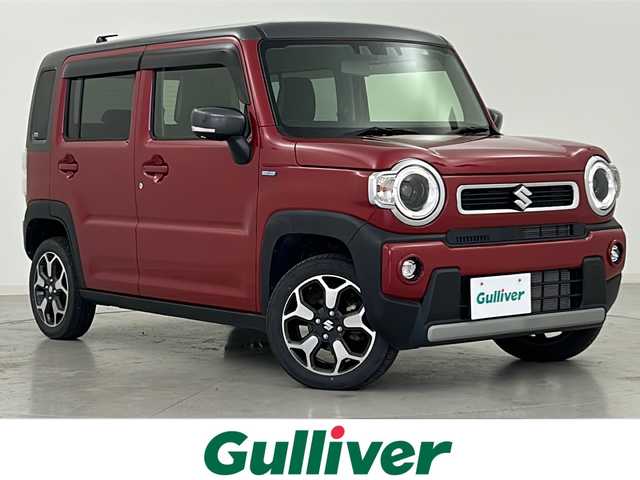 スズキ ハスラー HYBRID X ターボ 宮城県 2021(令3)年 1.9万km フェニックスレッドパール/ガンメタリック2トーンルーフ デュアルカメラブレーキサポート/スズキセーフティサポート		/・車線逸脱抑制制御機能	/・車線逸脱警報機能	/・パーキングソナー	/・横滑り防止装置/・ハイビームアシスト/・アダプティブクルーズコントロール	/社外オーディオ/・BT.CD.AUX/前席シートヒーター/ドライブレコーダー（F）/パドルシフト/LEDヘッドライト/LEDフォグランプ/革巻ステアリング/ステアリングスイッチ/アイドリングストップ/プッシュスタート/スマートキー/純正15inAW/純正フロアマット/ドアバイザー/シートバックテーブル