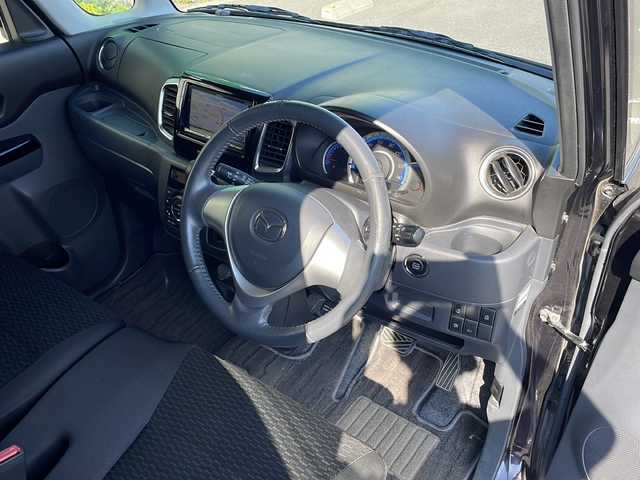 マツダ フレアワゴン カスタムスタイル XS 青森県 2014(平26)年 9.1万km ミステリアスバイオレットパール 4WD/純正メモリナビ・フルセグTV/CD・DVD・Bluetooth・SD/バックカメラ/左パワースライドドア/レーダーブレーキサポート/横滑り防止機能/運転席シートヒーター/オーバーヘッドコンソール/ETC/HIDライト/フォグランプ/純正14インチアルミ/ウェルカムランプ/スマートキー/プッシュスタート
