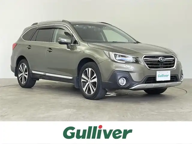 スバル アウトバック リミテッド 千葉県 2017(平29)年 7.3万km ワイルドネスグリーンM 純正８型ナビ（DIATONE SOUND）/（CD＆DVD＆AM＆FM＆Bluetooth＆フルセグTV）/アイサイト　/レーダークルーズコントロール/電動トランク　/パドルシフト　/Ｘ－ＭＯＤＥ　/ブラインドスポットモニター　/黒革シート　/シートヒーター　/ＥＴＣ　/自動防眩ルームミラー　/電動格納サイドミラー/前席パワーシート（運転席メモリー機能付き）/LEDヘッドライト/フォグランプ/前後コーナーセンサー/バックカメラ/フロントカメラ/サイドカメラ（左）/アイドリングストップ/ウィンカーミラー/ドアバイザー/プッシュスタート/ISOFIX/電動パーキングブレーキ/12Vシガーソケット/USBポート