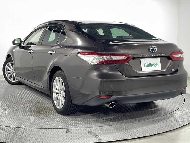 トヨタ カムリ G 広島県 2018(平30)年 4.5万km グラファイトM KENWOODナビ/バックカメラ/ブラインドスポットモニター/パワーシート(運転席)/レーダークルーズコントロール/ＥＴＣ/ドラレコ(前後)/コーナーセンサー/オートハイビーム/衝突軽減/レーンキープアシスト/踏み間違い防止/フォグランプ/エアバッグ(運転席/助手席/サイド/カーテン)/純正17インチアルミホイール(215/55/R17)