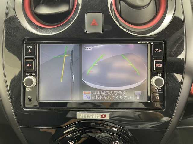 日産 ノート e－パワー ニスモ 群馬県 2017(平29)年 6.8万km ダークメタルグレー 純正ナビ　全周囲カメラ　電子ミラー　ＥＴＣ　ニスモ専用革巻きステアリング　プッシュスタートボタン　スマートキー　衝突被害軽減ブレーキ　レーンアシスト　ドライブレコーダー　ＬＥＤヘッドライト　禁煙