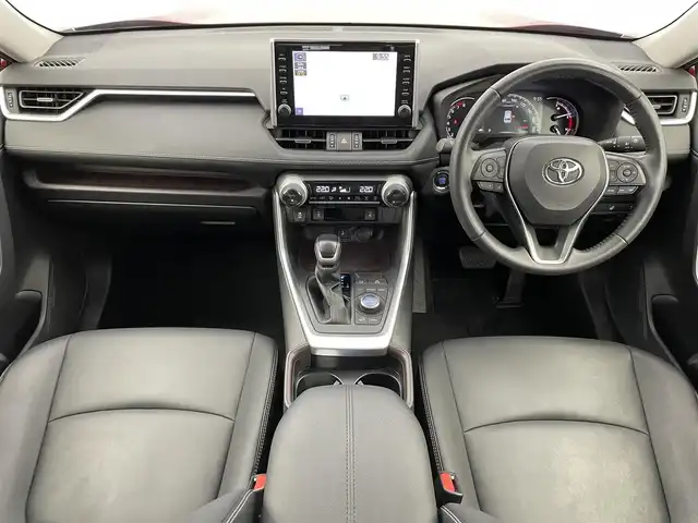 トヨタ ＲＡＶ４ G Zパッケージ 富山県 2021(令3)年 1.6万km センシュアルレッドマイカ 4WD/純正ナビ（AM/FM/USB/BT/Miracast）/フルセグTV/アラウンドビューモニター/フロント/サイド/リアモデリスタエアロ/デジタルインナーミラー/レーダークルーズコントロール/プリクラッシュセーフティ/レーンディパーチャーアラート/ブラインドスポットモニター/アダプティブハイビーム/LEDヘッドライト/クリアランスソナー/電動リアゲート/ETC/ドライブレコーダー前後/レザーシート/前席シートヒーター/ステアリングヒーター/社外フロアマット/純正19インチAW