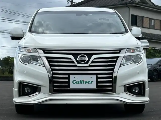 日産 エルグランド 250HWS S アーバンクロム 鹿児島県 2020(令2)年 2万km ブリリアントホワイトパール 純正メモリーナビ/（Bluetooth/CD/DVD）/アラウンドビューモニター/バックカメラ/両側パワースライドドア/レーダークルーズコントロール/LEDオートライト/ハーフレザーシート/純正17アルミホイール/WAC/スマートキー/ETC