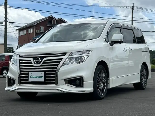 日産 エルグランド 250HWS S アーバンクロム 鹿児島県 2020(令2)年 2万km ブリリアントホワイトパール 純正メモリーナビ/（Bluetooth/CD/DVD）/アラウンドビューモニター/バックカメラ/両側パワースライドドア/レーダークルーズコントロール/LEDオートライト/ハーフレザーシート/純正17アルミホイール/WAC/スマートキー/ETC