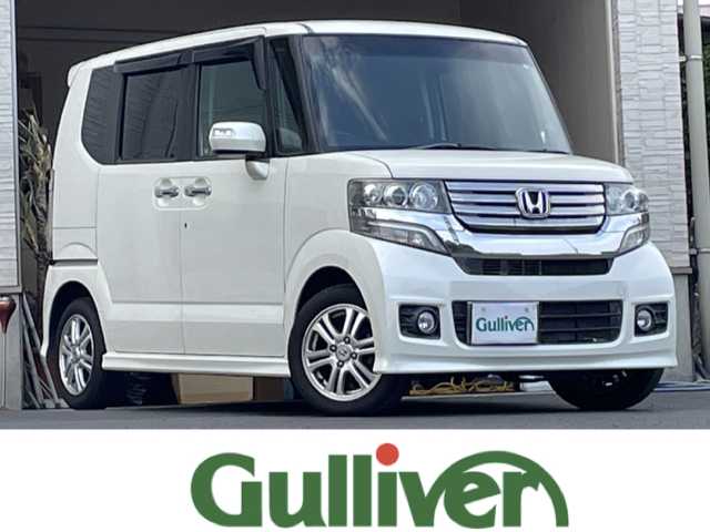 ホンダ Ｎ ＢＯＸ カスタム G Lパッケージ 大分県 2012(平24)年 4.9万km プレミアムホワイトパール ワンオーナー /パワースライドドア/社外ETC/純正フロアマット/純正ナビ/地デジ/オートライト/横滑り防止装置/バックカメラ