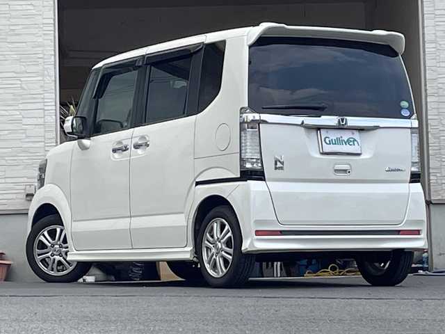 ホンダ Ｎ ＢＯＸ カスタム G Lパッケージ 大分県 2012(平24)年 4.9万km プレミアムホワイトパール ワンオーナー /パワースライドドア/社外ETC/純正フロアマット/純正ナビ/地デジ/オートライト/横滑り防止装置/バックカメラ