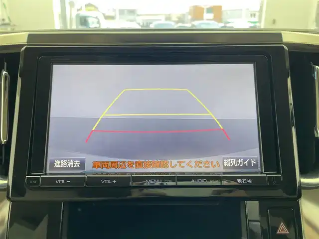 トヨタ アルファード X 大分県 2015(平27)年 7.7万km ホワイトパールクリスタルシャイン 純正SDナビ/(フルセグ/CD/DVD/BT)/片側パワースライドドア/バックカメラ/ビルトインETC/前方ドライブレコーダー/オートライト/電動パーキングブレーキ/ステアリングスイッチ/アイドリングストップ/スマートキー/プッシュスタート/スペアキー/MTモード付きAT