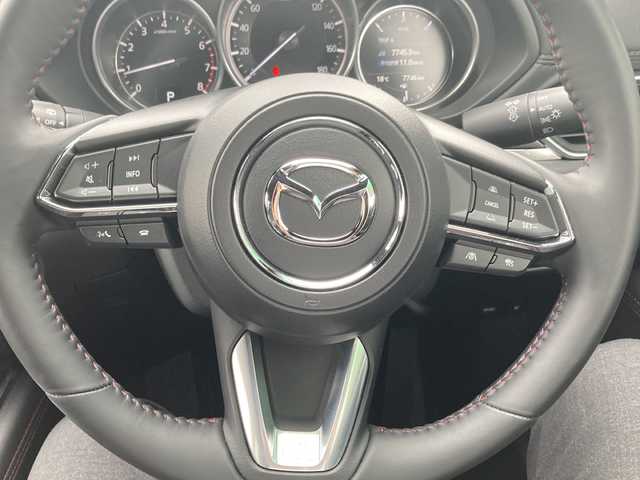 マツダ ＣＸ－８ 25S ブラックトーンED 福島県 2023(令5)年 0.8万km プラチナクォーツメタリック ワンオーナー/7人乗り/純正ナビ/BT、フルセグTV、USB/HUD/アラウンドビューモニター/ETC/アドバンスト・スマート・シティ・ブレーキ・サポート/ハーフレザーシート/前席パワーシート/前席シートヒーター/革巻きステアリング/ステアリングヒーター/スマートキー/プッシュスタート/フロアマット/パワーバックドア/オートライト/LEDライト/オートミラー/アイドリングストップ/保証書/取扱説明書