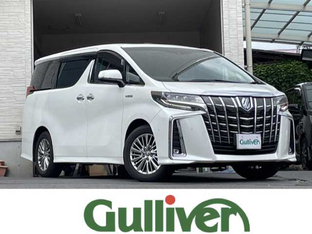 トヨタ アルファードハイブリット SR Cパッケージ 大分県 2021(令3)年 6.8万km ホワイトパールクリスタルシャイン ワンオーナー /サンルーフ/全方位カメラ/JBLサラウンドシステム/両側パワースライドドア /レザーシート/純正ナビ/フルセグTV/Bluetooth/純正17インチアルミホイール/純正フロアマット/純正ビルトインETC/純正LEDヘッドライト/オートライト/オートマチックハイビーム/純正フリップダウンモニター/デジタルインナーミラー/衝突被害軽減ブレーキ/横滑り防止装置/シートヒーター/ベンチレーションシステム/電動リアゲート/クルーズコントロール/スペアキー/スマートキー/4WD/MTモード付きAT