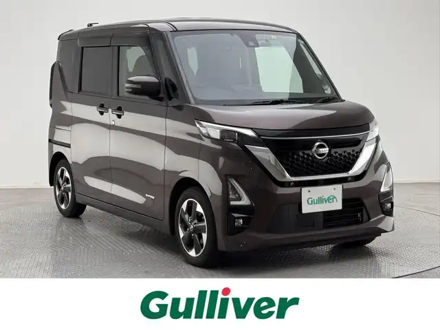 日産 ルークス HWS X プロパイロットED 兵庫県 2020(令2)年 2.1万km アッシュブラウンM 純正９インチナビ/（CD/DVD/SD/フルセグ/BT）/・MM319D-L/プロパイロット/衝突軽減/追従機能付きクルーズコントロール/レーンキープアシスト/操舵支援/先行車発進検知/コーナーセンサー/アラウンドビューモニター/ドライブレコーダー/ETC/電動パーキング/両側パワースライドドア/サンシェード/LＥＤヘッドライト/フォグランプ/ウィンカーミラー/電格ミラー/ドアバイザー