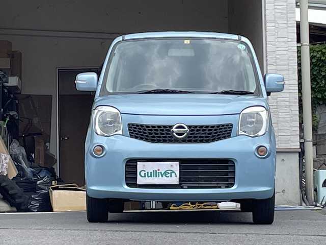 日産 モコ X 大分県 2016(平28)年 10.6万km フィズブルーパールM 純正14インチアルミホイール/社外ETC/社外フロアマット/スペアキー/スマートキー/保証書/取扱説明書