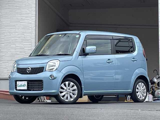 日産 モコ X 大分県 2016(平28)年 10.6万km フィズブルーパールM 純正14インチアルミホイール/社外ETC/社外フロアマット/スペアキー/スマートキー/保証書/取扱説明書