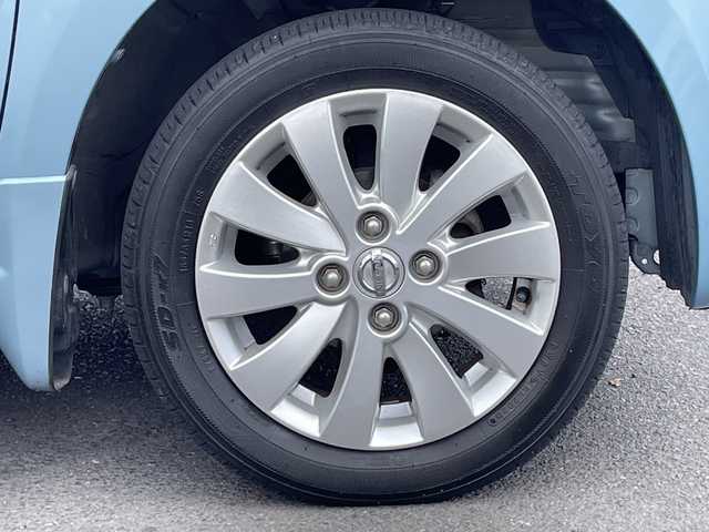 日産 モコ X 大分県 2016(平28)年 10.6万km フィズブルーパールM 純正14インチアルミホイール/社外ETC/社外フロアマット/スペアキー/スマートキー/保証書/取扱説明書
