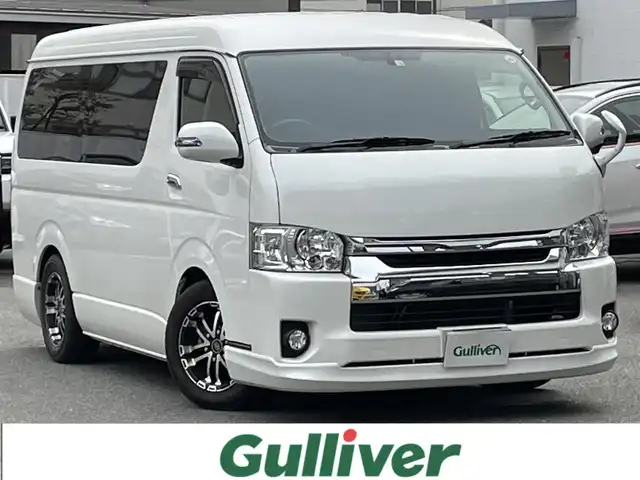 トヨタ ハイエース GL 福岡県 2016(平28)年 4.2万km ホワイトパールクリスタルシャイン 禁煙車/社外ナビ/【MDV-X702W】/・Bluetooth・TV・DISC・AM・FM/バックカメラ/前後ドライブレコーダー/ETC/片側パワースライドドア/ドラレコ一体型ミラー/社外16インチアルミホイール/AC100V/リアエンターテイメントシステム/ベットキット積み込み/純正センターコンソールあり　　/10人乗り/ハイエーススポーツペダル/USB端子/純正フロアマット/ウインカーミラー/ステアリングリモコン/オートエアコン/プッシュスタート/スマートキー/パワーステアリング/パワーウィンドウ/電動格納ミラー/シャークフィンアンテナ/取扱説明書/保証書/スペアキー×1/記録簿【R5/6/22】