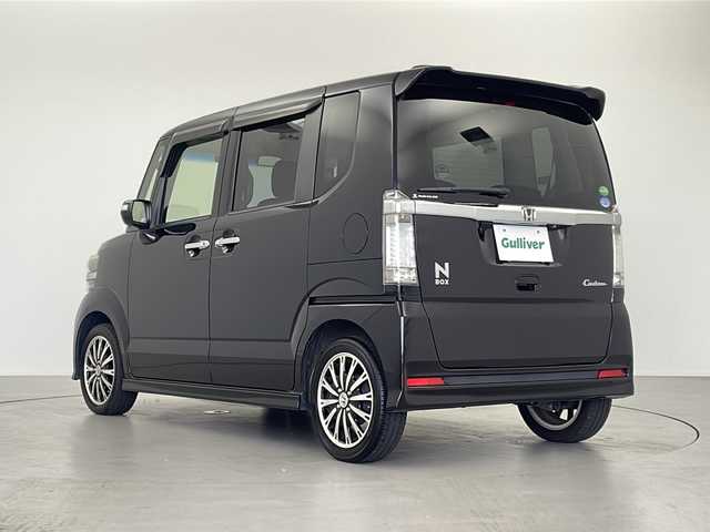 ホンダ Ｎ ＢＯＸ カスタム ターボ SSパッケージ 岐阜県 2015(平27)年 5万km プレミアムゴールドパープルパール 純正Gathersナビ/ETC/Bluetooth接続/CD/DVD/バックカメラ/プッシュスタート/スマートキー/スペアキー1本/両側パワースライドドア/ステアリングリモコン/衝突軽減ブレーキ/横滑り防止装置/純正アルミホイール/純正ドアバイザー/純正フロアマット/レーダークルーズコントロール（追従無し）/電格ミラー/フォグランプ