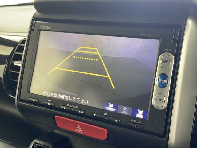 ホンダ Ｎ ＢＯＸ カスタム ターボ SSパッケージ 岐阜県 2015(平27)年 5万km プレミアムゴールドパープルパール 純正Gathersナビ/ETC/Bluetooth接続/CD/DVD/バックカメラ/プッシュスタート/スマートキー/スペアキー1本/両側パワースライドドア/ステアリングリモコン/衝突軽減ブレーキ/横滑り防止装置/純正アルミホイール/純正ドアバイザー/純正フロアマット/レーダークルーズコントロール（追従無し）/電格ミラー/フォグランプ