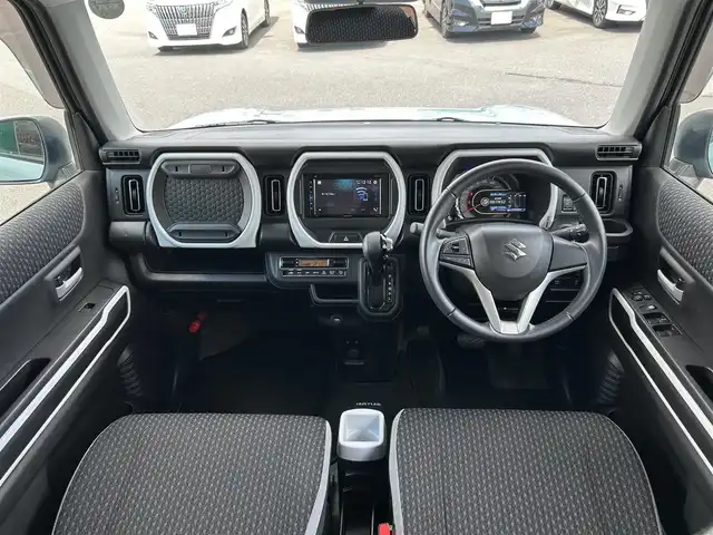 スズキ ハスラー HYBRID X 岡山県 2021(令3)年 1.2万km オフブルーM カロッツェリアディスプレイオーディオ/AM、FM、CD、Bluetooth/前席シートヒーター/スズキセーフティサポート/バックカメラ/社外ETC/LEDヘッドライト