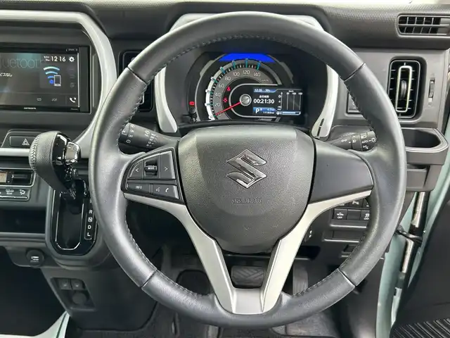 スズキ ハスラー HYBRID X 岡山県 2021(令3)年 1.2万km オフブルーM カロッツェリアディスプレイオーディオ/AM、FM、CD、Bluetooth/前席シートヒーター/スズキセーフティサポート/バックカメラ/社外ETC/LEDヘッドライト