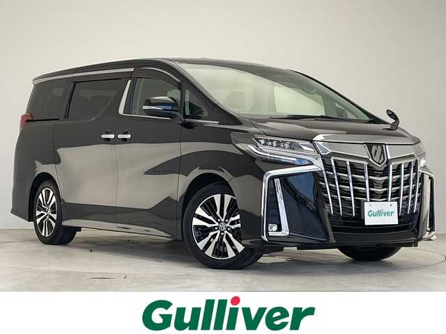 トヨタ アルファード S Cパッケージ 愛知県 2019(令1)年 6.5万km ブラック 純正１０型SDナビ/純正フリップダウンモニター/三眼LEDヘッドライト/両側パワースライドドア/サンルーフ/本革シート/レーダークルーズコントロール/シートヒーター/エアシート/バックカメラ/電動リアゲート/パワーシート/コーナーセンサー/純正アルミホイール/ステアリングヒーター/リアオートエアコン/レーンキープアシスト/オートマチックハイビーム/衝突軽減システム/ETC/ステアリングスイッチ/スマートキー/プッシュスタート
