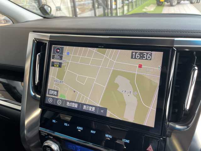 トヨタ アルファード S Cパッケージ 愛知県 2019(令1)年 6.5万km ブラック 純正１０型SDナビ/純正フリップダウンモニター/三眼LEDヘッドライト/両側パワースライドドア/サンルーフ/本革シート/レーダークルーズコントロール/シートヒーター/エアシート/バックカメラ/電動リアゲート/パワーシート/コーナーセンサー/純正アルミホイール/ステアリングヒーター/リアオートエアコン/レーンキープアシスト/オートマチックハイビーム/衝突軽減システム/ETC/ステアリングスイッチ/スマートキー/プッシュスタート