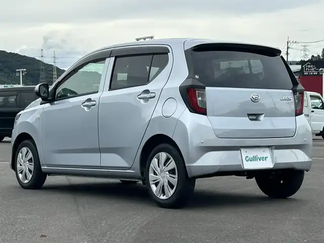 ダイハツ ミラ イース X SAⅢ 鹿児島県 2022(令4)年 3.2万km ブライトシルバーメタリック LEDオートライト/オートハイビーム/スマートアシスト/衝突被害軽減システム/クリアランスソナー/盗難防止装置/純正フロアマット/アイドリングストップ/社外ETC/純正オーディオCD/AM/FM