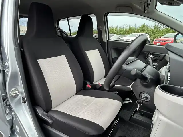 ダイハツ ミラ イース X SAⅢ 鹿児島県 2022(令4)年 3.2万km ブライトシルバーメタリック LEDオートライト/オートハイビーム/スマートアシスト/衝突被害軽減システム/クリアランスソナー/盗難防止装置/純正フロアマット/アイドリングストップ/社外ETC/純正オーディオCD/AM/FM