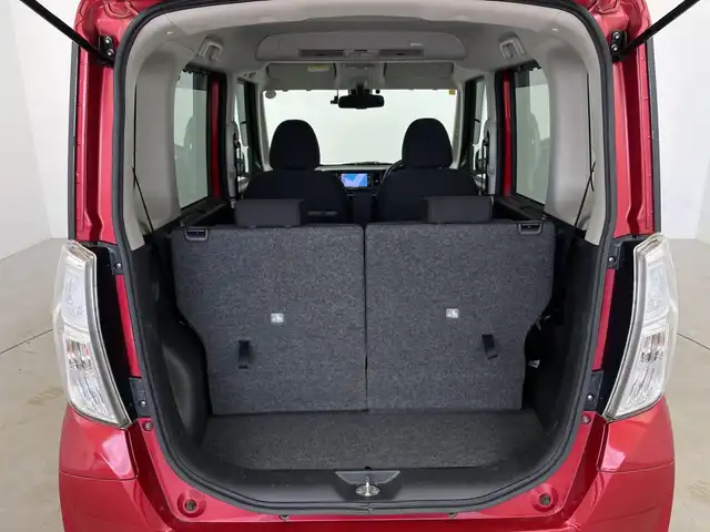 日産 デイズ ルークス ハイウェイスターX Gパッケージ 鹿児島県 2018(平30)年 3.8万km スパークリングレッドM 純正7インチナビ/（フルセグ/CD/DVD/BT）/アラウンドビューモニター/エマージェンシーブレーキ/アイドリングストップ/インテリジェントエマージェンシーブレーキ/踏み間違い防止アシスト/車線逸脱警報/両側パワースライドドア/LEDヘッドランプ/オートライト/純正15インチAW/革巻きステアリングホイール/ステアリングスイッチ/サンシェード（後席）/ETC/前後ドライブレコーダー/インテリジェントキー/プッシュエンジンスターター