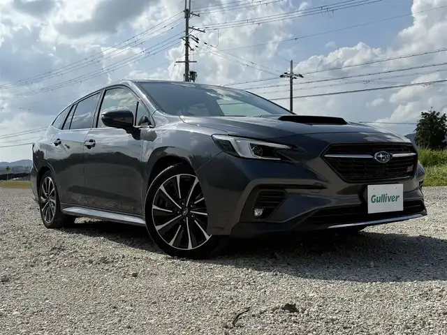 スバル レヴォーグ 1．8STIスポーツ EX 兵庫県 2022(令4)年 2.2万km マグネタイトグレーメタリック サンルーフ/革シート/シートヒーター/デジタルインナーミラー/純正ナビ/フルセグTV/バックモニター/レーダークルーズ/レーンキープアシスト/純正18インチアルミホイール/ＬEDヘッドライト/アイサイトX/ETC