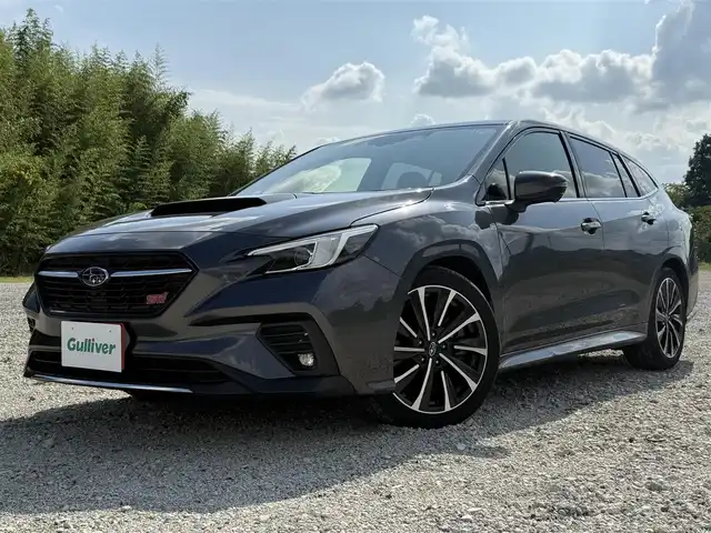 スバル レヴォーグ 1．8STIスポーツ EX 兵庫県 2022(令4)年 2.2万km マグネタイトグレーメタリック サンルーフ/革シート/シートヒーター/デジタルインナーミラー/純正ナビ/フルセグTV/バックモニター/レーダークルーズ/レーンキープアシスト/純正18インチアルミホイール/ＬEDヘッドライト/アイサイトX/ETC