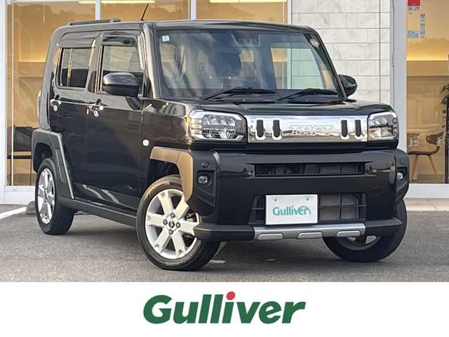 ダイハツ タフト G クロムベンチャー 宮崎県 2024(令6)年 3.6万km ブラックマイカメタリック ワンオーナー車/純正ディスプレイオーディオ　9インチ/　(AM/FM/TV/BT)/ルーフレール/スカイルーフ/バックカメラ/オートライト/シートヒーター/HDMIポート×１/USBポート×１/シガーソケット/純正マット/純正アルミ　15インチ
