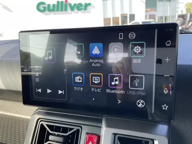 ダイハツ タフト G クロムベンチャー 宮崎県 2024(令6)年 3.6万km ブラックマイカメタリック ワンオーナー車/純正ディスプレイオーディオ　9インチ/　(AM/FM/TV/BT)/ルーフレール/スカイルーフ/バックカメラ/オートライト/シートヒーター/HDMIポート×１/USBポート×１/シガーソケット/純正マット/純正アルミ　15インチ