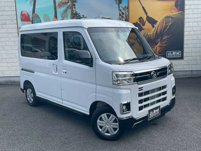 ダイハツ アトレー バン RS 宮崎県 2025(令7)年 0.1千km シャイニングホワイトパール 届出済未使用車　/両側パワースライド　/USB充電ポート　/クルコン　/アイストップ　/ブレーキサポート/コーナーセンサー　/LEDライト　/フォグランプ　/純正フロアマット　/プッシュボタン　