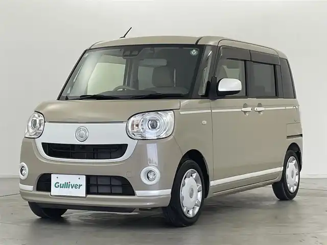 ダイハツ ムーヴ キャンバス G ホワイトアクセント リミテッド SAⅢ 群馬県 2019(令1)年 2.4万km ナチュラルベージュマイカM 純正7インチナビ/AM/FM/CD/DVD/SD/BT/・ステアリングスイッチ/・フルセグTV/全方位カメラ/純正ドライブレコーダー/両側パワースライドドア/スマートアシスト3/・衝突回避支援ブレーキ/・車線逸脱警報/・オートハイビーム/コーナーセンサー/LEDヘッドライト/オートライト/W+サイドエアバック/プッシュスタート/スマートキー