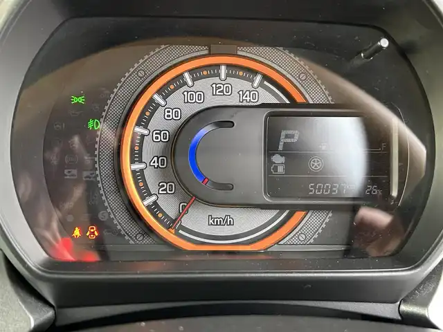 スズキ スペーシア ギア HYBRID XZターボ 和歌山県 2021(令3)年 5万km アクティブイエロー/ガンメタリック2トーン 社外ナビ8インチ（ＭＤＶ－Ｓ８０９Ｌ）/フルセグＴＶ/（BT/CD/DVD/USB)/バックカメラ/衝突被害軽減ブレーキ/横滑り防止/レーンキープアシスト/オートライト/レーダークルーズコントロール/後方コーナーセンサー/両側パワースライド/前後ドラレコ/ビルトインETC/パドルシフト/前席シートヒーター/ステアリングリモコン/LEDヘッドライト/フォグランプ/純正フロアマット/プッシュスタート